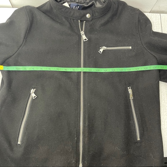 Gap | True Black Full Zip Biker Jacket - Picture 10 of 12